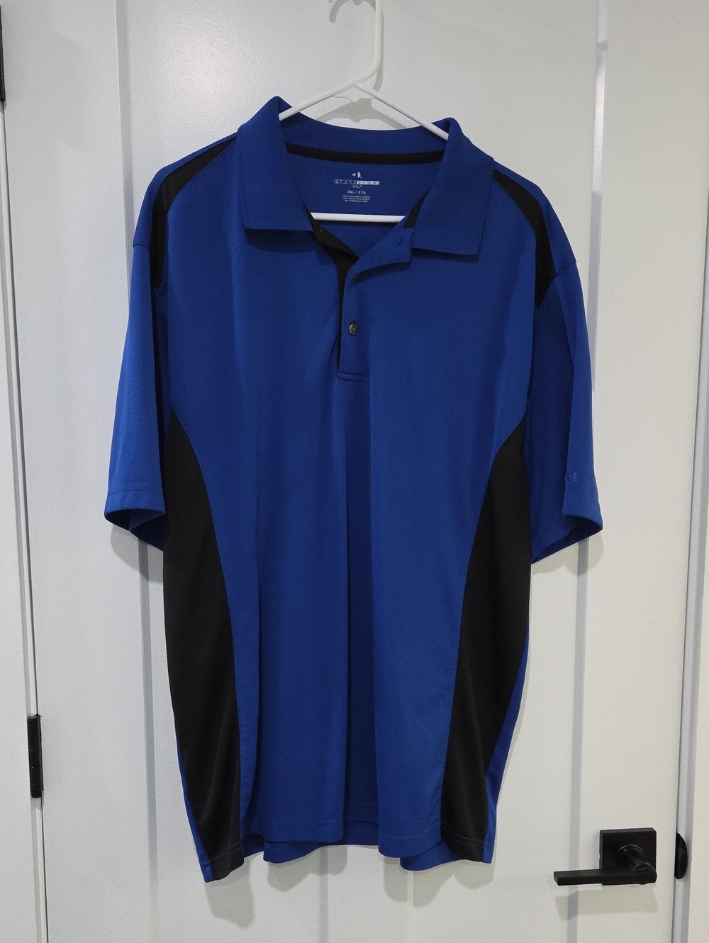 Grand Slam Royal Blue and Black Sport Polo